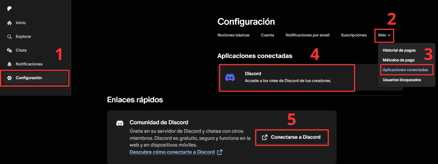 Tutorial para conectar Patreon con Discord